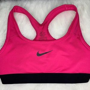Pink Nike Shorts Bra